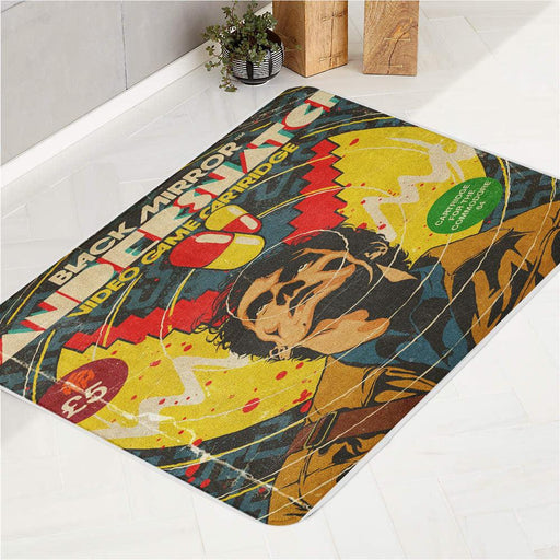 vintage black mirror bandersnatch bath rugs