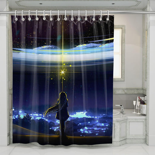 the night tenki no ko shower curtains