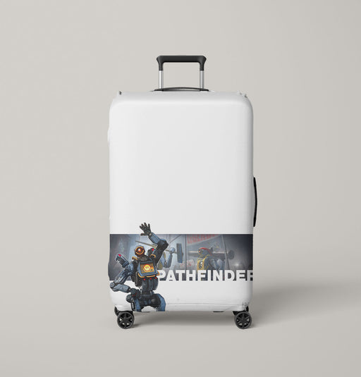 the one and only pathfinder robbot futuristic Luggage Covers | Suitcase