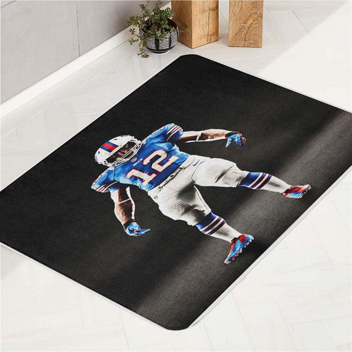 the player of nfl bath rugs