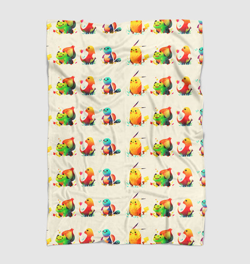 venusaur ivysaur and friends Ultra soft fleece blanket