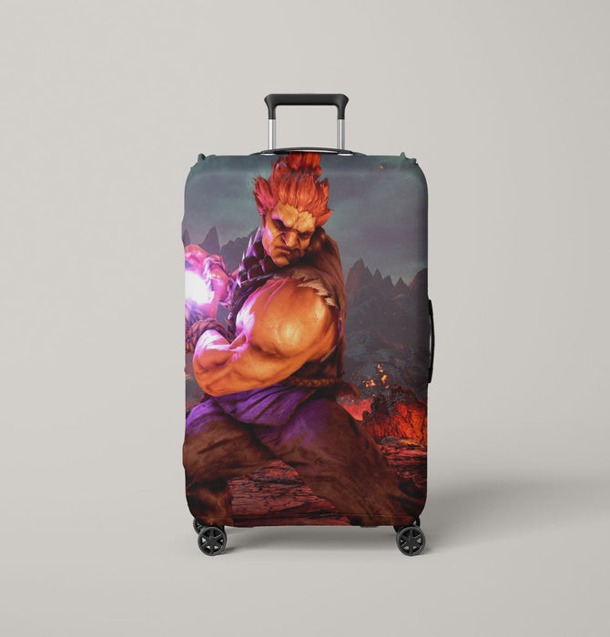 wolf monochrome Luggage Cover