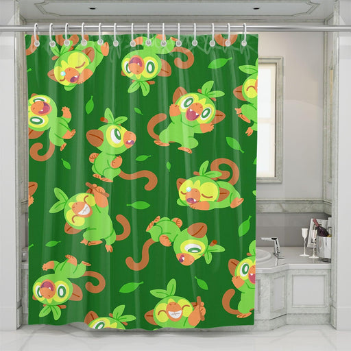 versiris green pokemon shower curtains