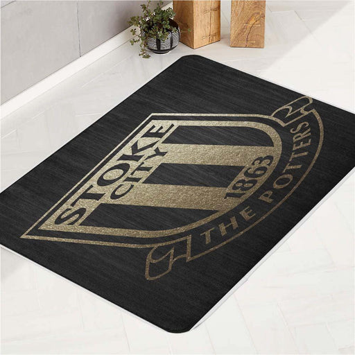 the potters stock city logo bath rugs