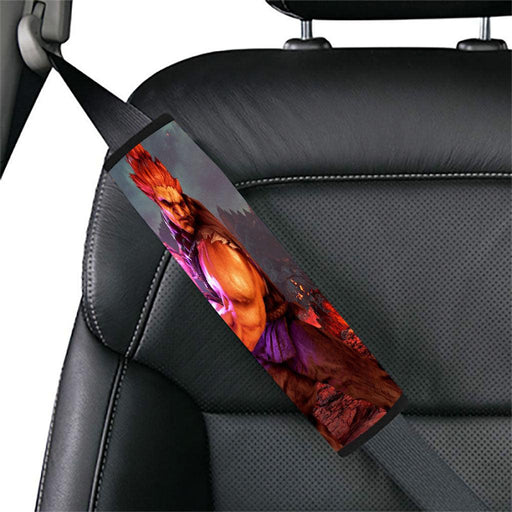 wolf monochrome Car seat belt cover