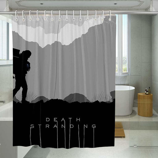 wolf on a cold shower curtains