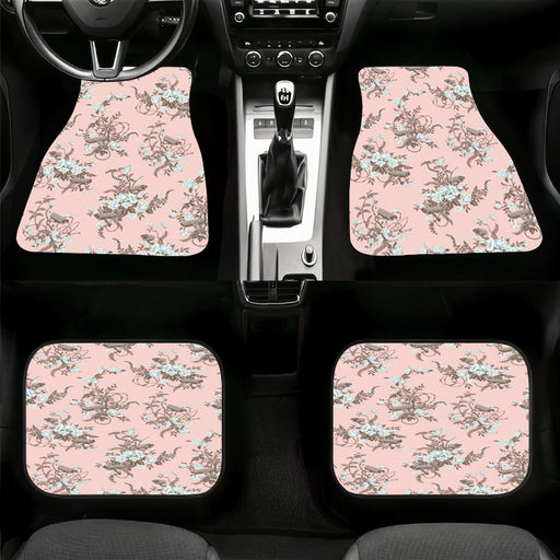 vigiliant floral vintage Car floor mats Universal fit