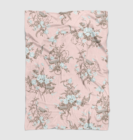 vigiliant floral vintage Ultra soft fleece blanket