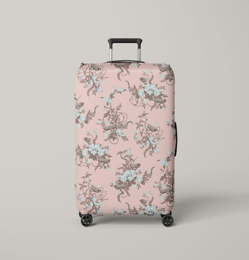 vigiliant floral vintage Luggage Cover | suitcase