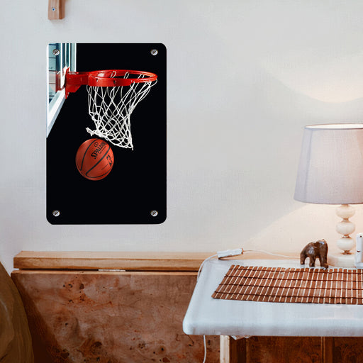 the ring of nba basketball Poster Metal print wall art