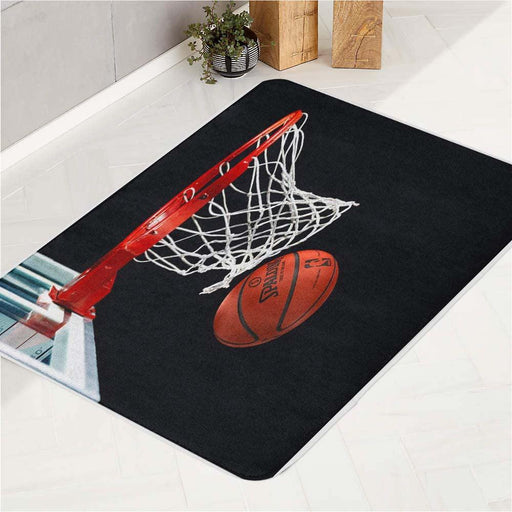 the ring of nba basketball bath rugs