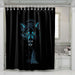 wolf skateboard shower curtains