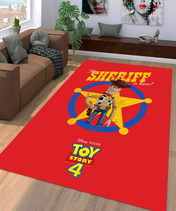 the sheriff is here woody Living room carpet rugs