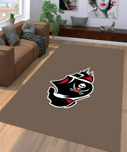 the ship and buccaneers flag Living room carpet rugs