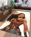 wonder woman digital painting Living room carpet rugs