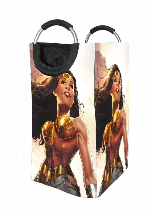 wonder woman digital painting Laundry Hamper | Laundry Basket