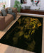 yellow dog Living room carpet rugs