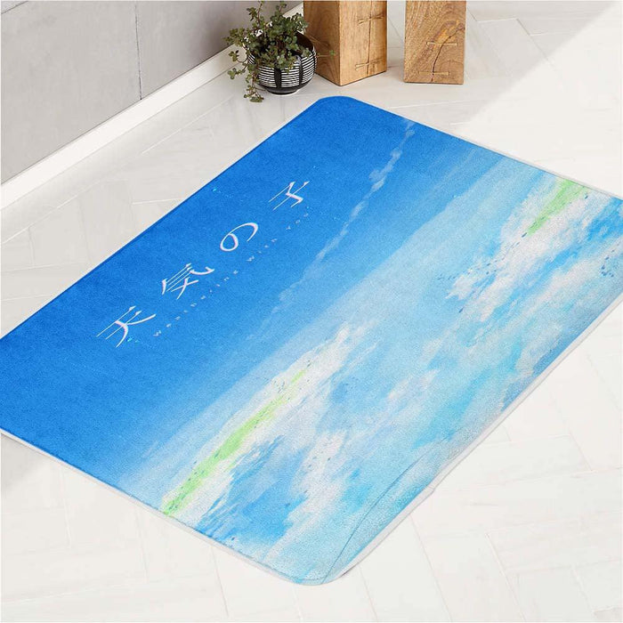 the sky of weathering with you bath rugs