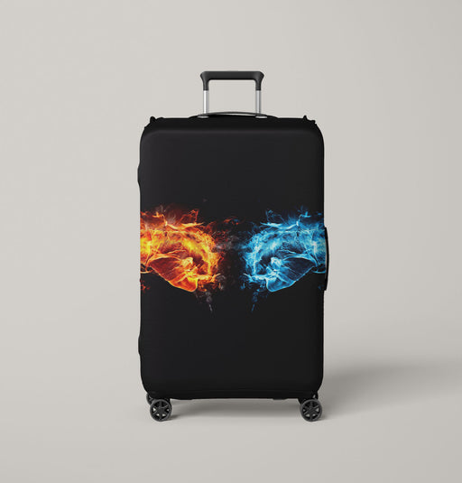 yellow dog Luggage Cover