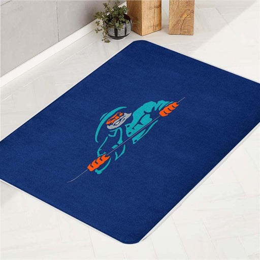 the spartan vector nhl team bath rugs