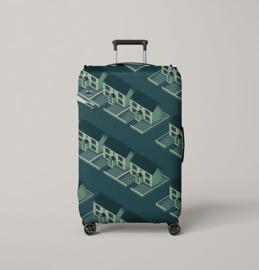 vivarium isometric house Luggage Cover | suitcase