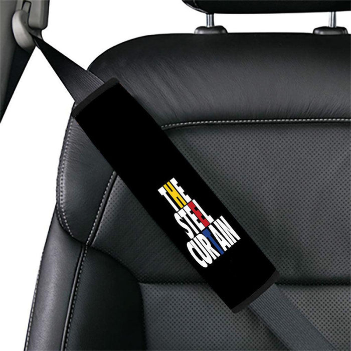 the steel curtain pittsburgh steelers Car seat belt cover - Grovycase