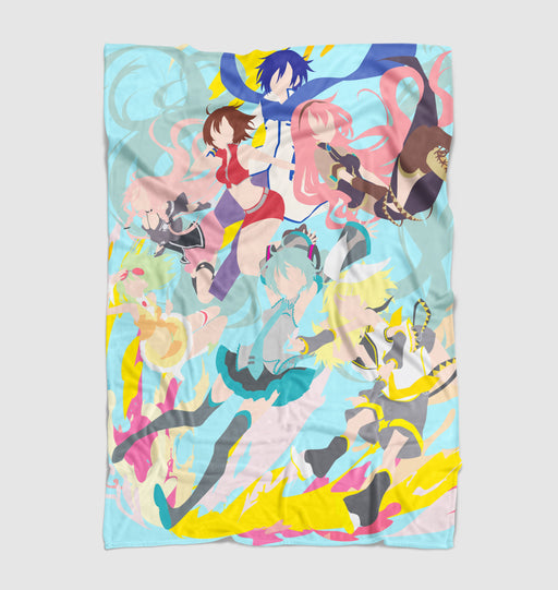 vocaloid full member faceless Ultra soft fleece blanket