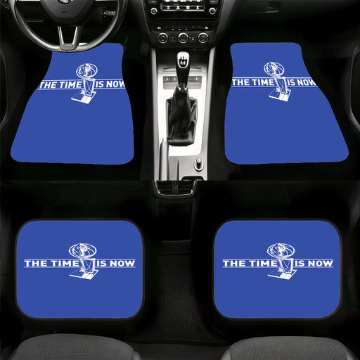 the time is now for champions of nba Car floor mats Universal fit