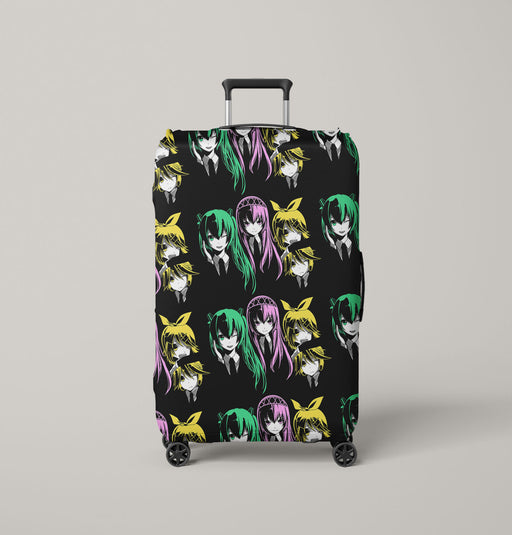 vocaloid hologram vocal group Luggage Cover | suitcase