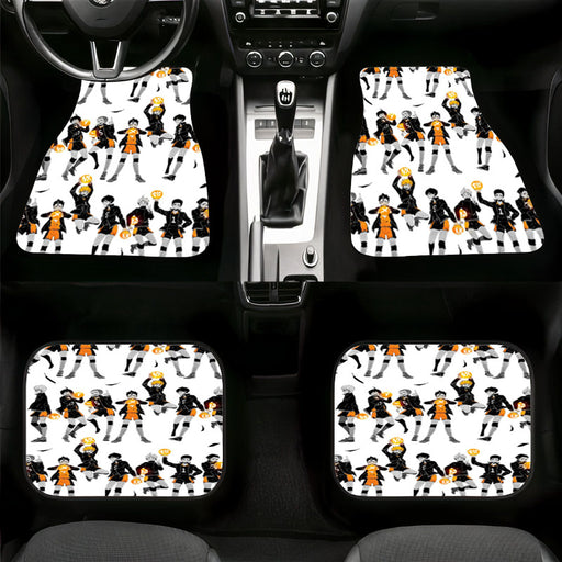 volley ball team karasuno haikyuu Car floor mats Universal fit