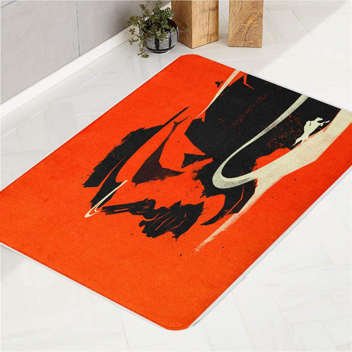 watercolor silhouette red dead redemption bath rugs