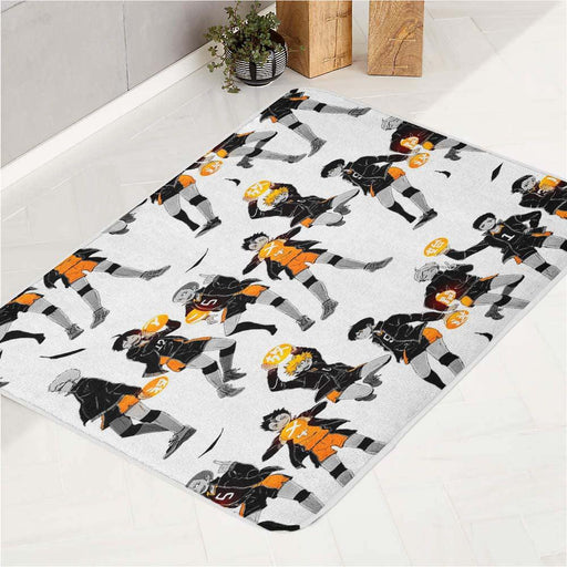 volley ball team karasuno haikyuu bath rugs