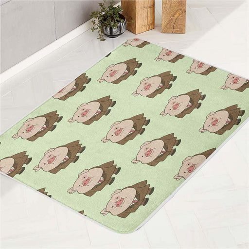 waddles from gravity falls bath rugs