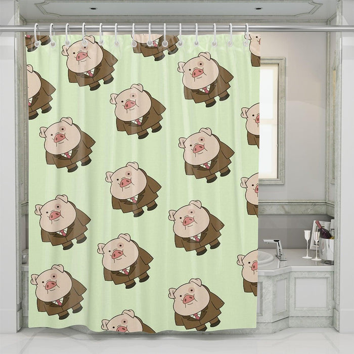 waddles from gravity falls shower curtains