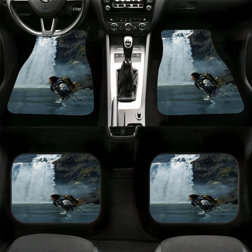 waterfall death strending screen Car floor mats Universal fit