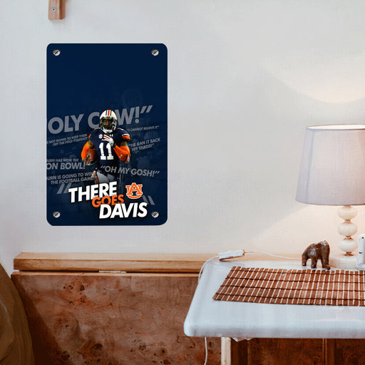 there goes davis ua football Poster Metal print wall art