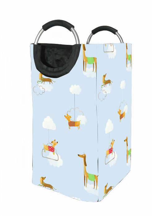 walkies dog puppies cartoon Laundry Hamper | Laundry Basket