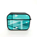 wall pattern pale blue triangle airpods case