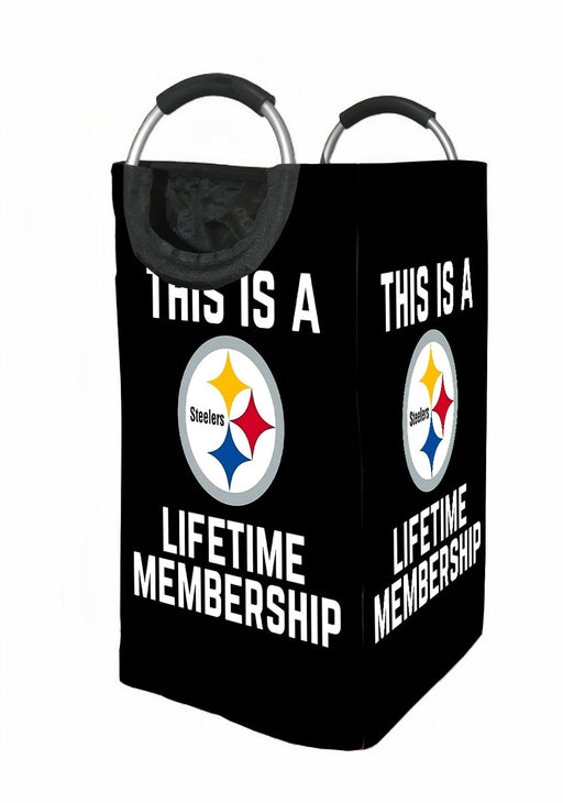 this is a lifetime membership steelers Laundry Hamper | Laundry Basket