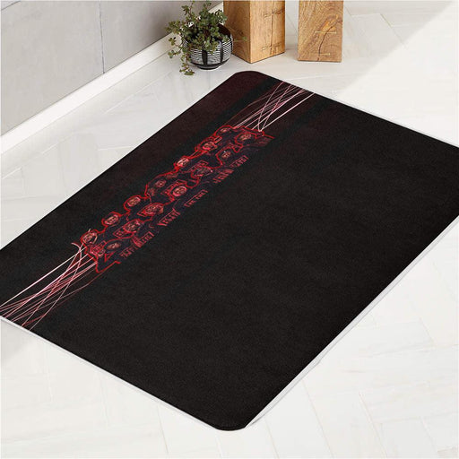 we the north player glow bath rugs