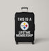 this is a lifetime membership steelers Luggage Covers | Suitcase