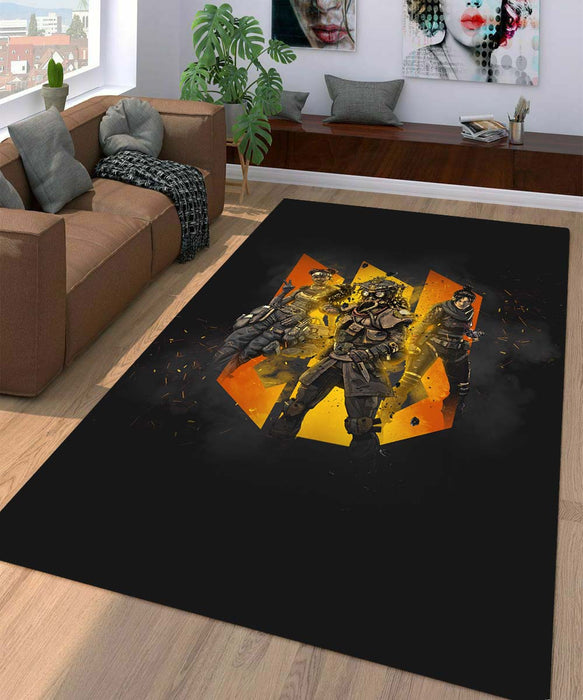 three character apex legends Living room carpet rugs