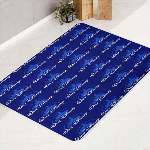 walt disney castle logo bath rugs