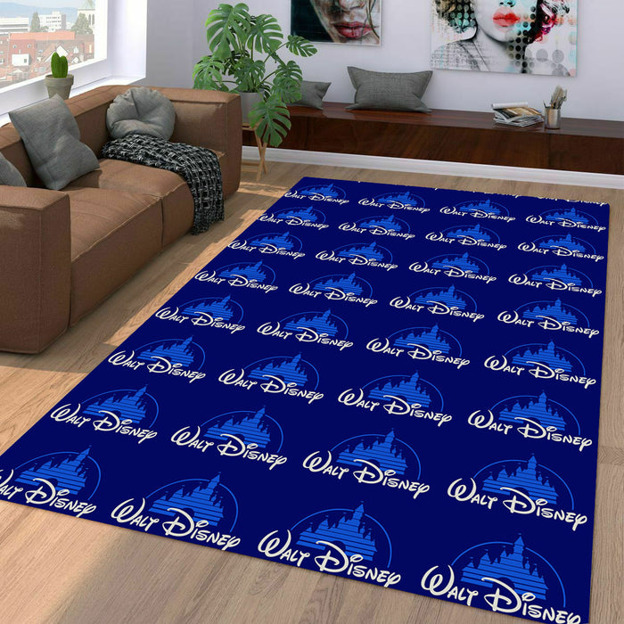 walt disney castle logo Living room carpet rugs