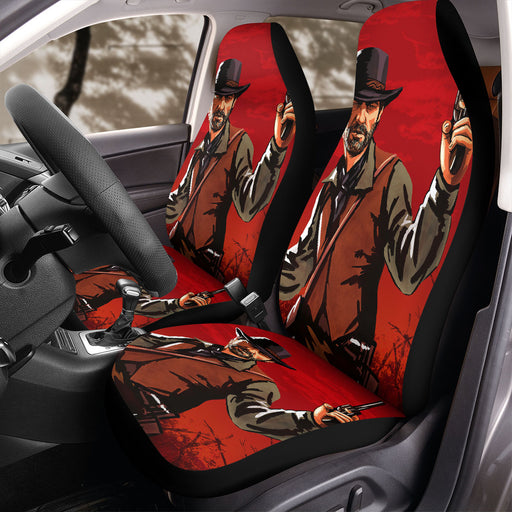 western red dead redemption two Car Seat Covers