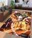 thunder midoriya izuku orange Living room carpet rugs