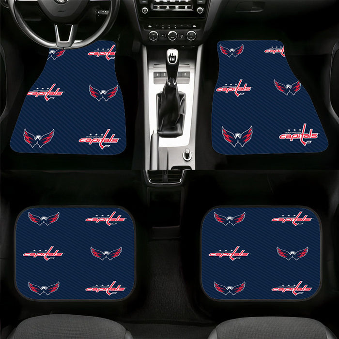 washington capitals nhl logo lines Car floor mats Universal fit