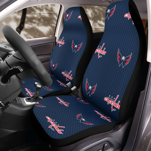 washington capitals nhl logo lines Car Seat Covers