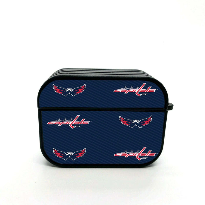 washington capitals nhl logo lines airpods case