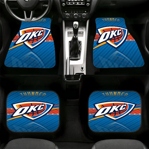 thunder oklahoma city reflection Car floor mats Universal fit